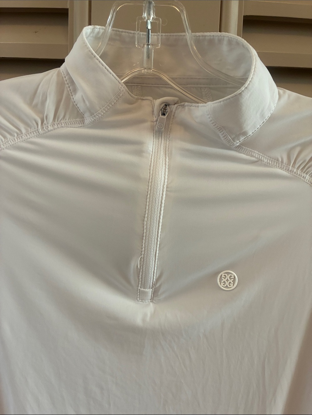 G/Fore White Long-Sleeve Quarter-Zip - Picture 2 of 5